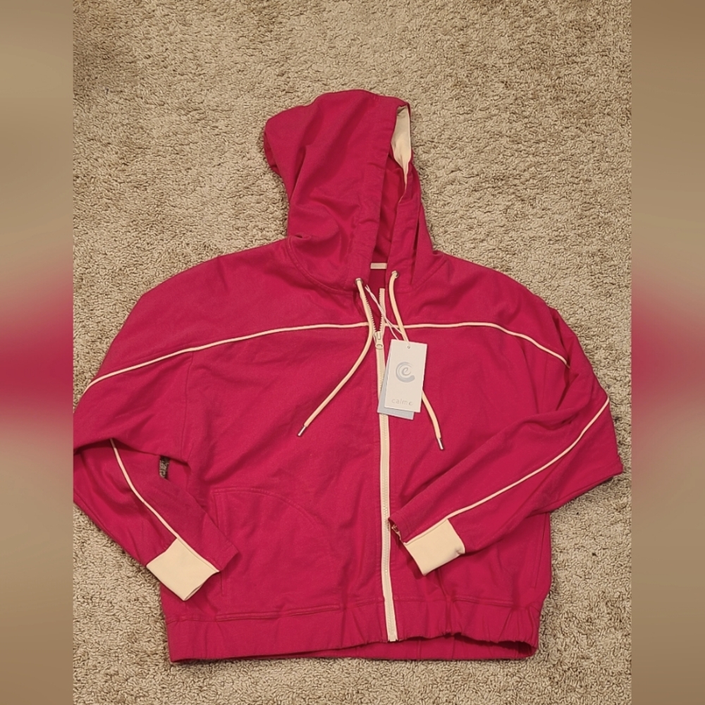NEW Johnny Was Calme Zip Up Dolman Hoodie NWOT